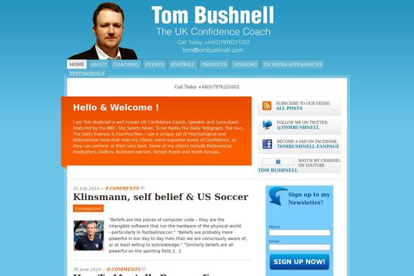 Mainstream theme site design template sample