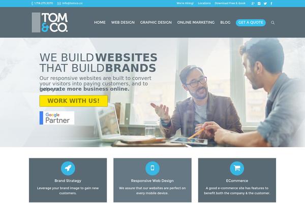 KadenceWP theme site design template sample