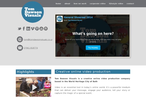 Headway theme site design template sample