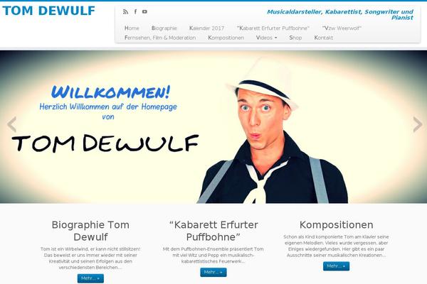 Customizr theme site design template sample