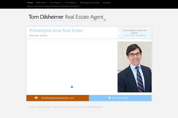 Estate theme site design template sample