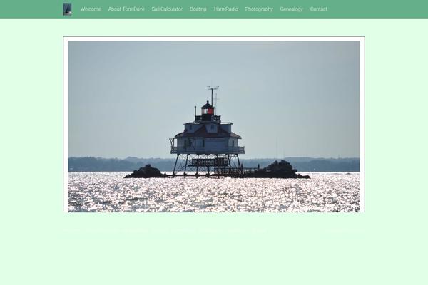 Tesseract theme site design template sample