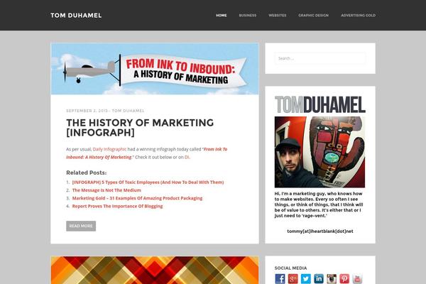 tomduhamel.com site used Themehub_publish