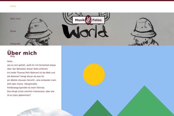 Impreza theme site design template sample