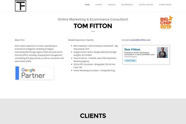 Eight Degree theme site design template sample