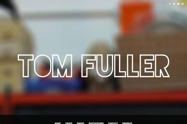 Speaker theme site design template sample