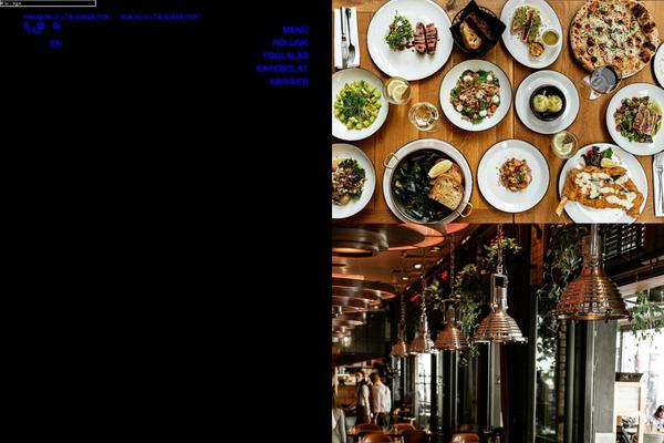 Frontend theme site design template sample