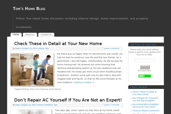 Mantra theme site design template sample