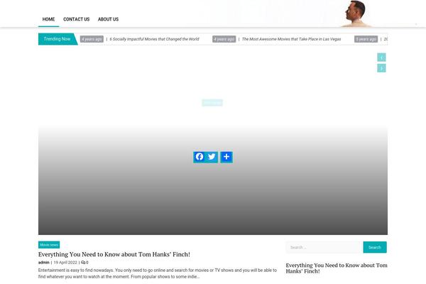 Site using Metro-share-widget plugin