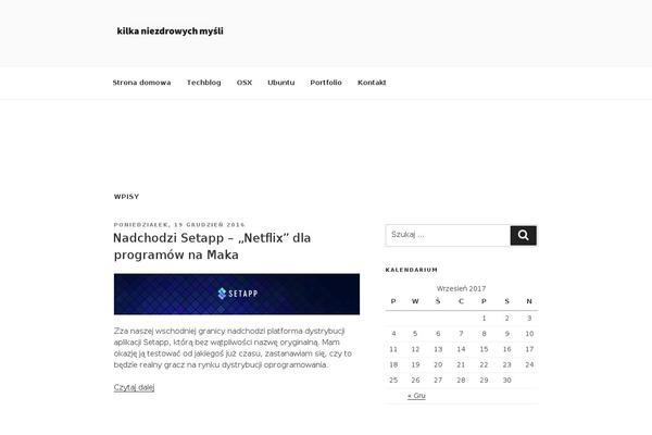 Twenty Seventeen theme site design template sample