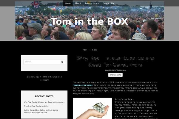The One Pager theme site design template sample