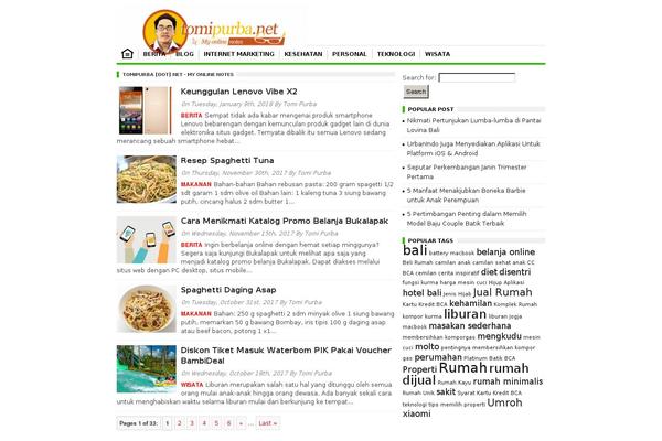 Site using Popular-post-widget plugin