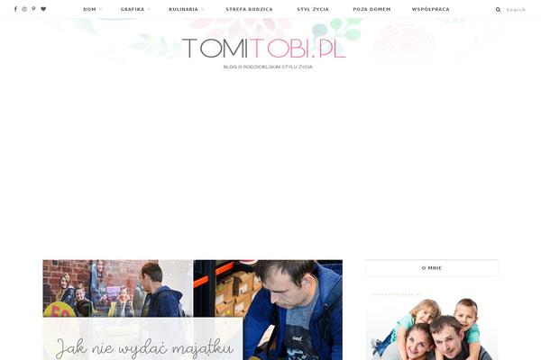tomitobi.pl site used Awesome-blog-lite