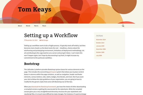 Inkness theme site design template sample
