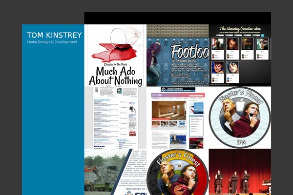 LENS theme site design template sample