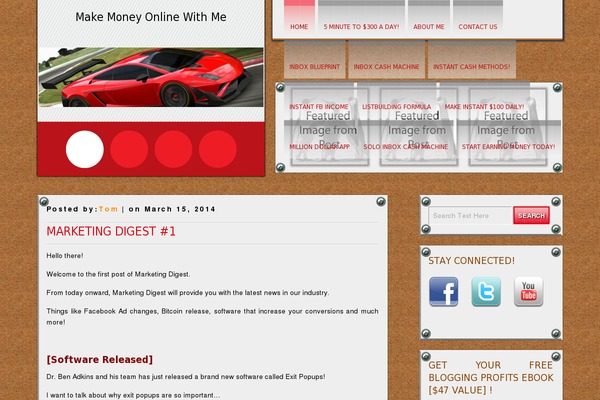 Discussion theme site design template sample