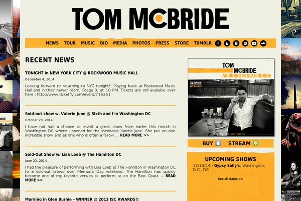 Site using GigPress plugin