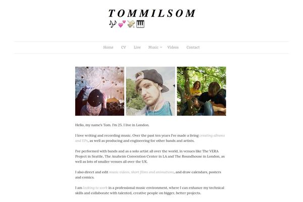 Graphy theme site design template sample
