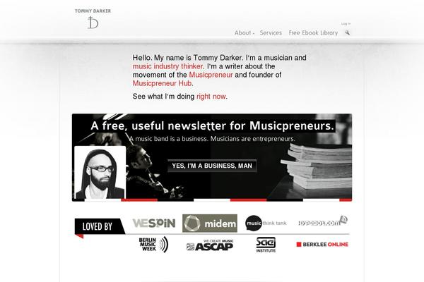 Prestige Light theme site design template sample