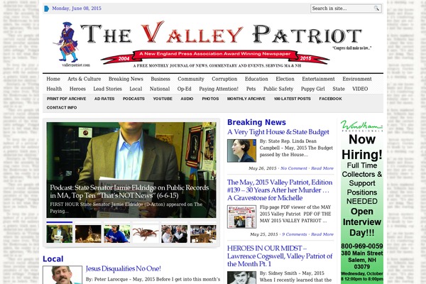 Advanced Newspaper theme site design template sample