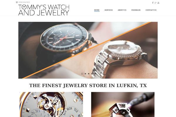 Jupiter theme site design template sample