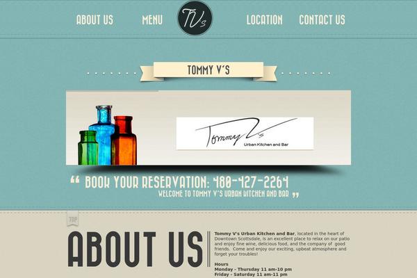 Retro theme site design template sample