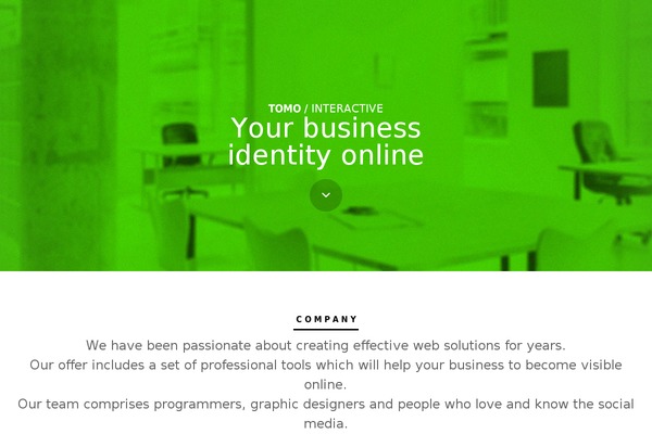 tomointeractive.pl site used Tomo