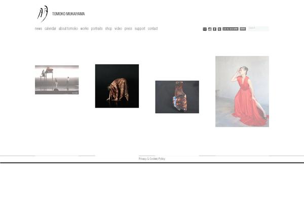 Tomoko theme site design template sample