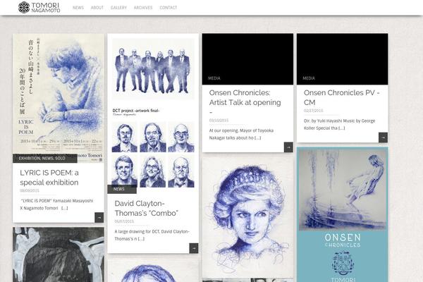 Pinbin theme site design template sample