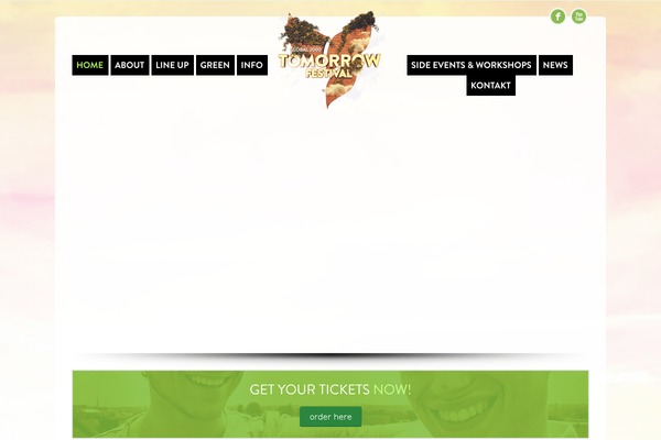 Tomorrow theme site design template sample