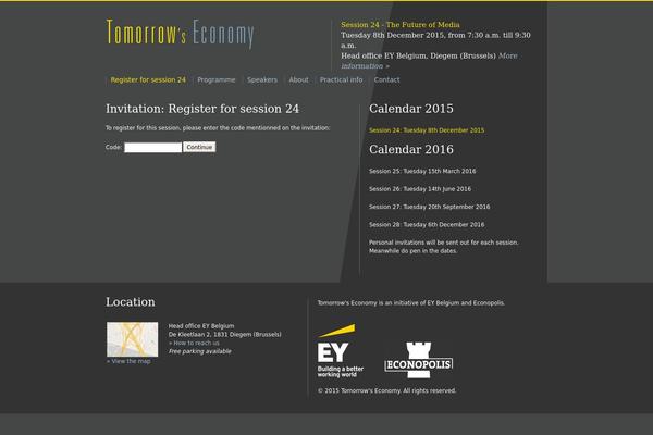 tomorrowseconomy.be site used Proudfolio
