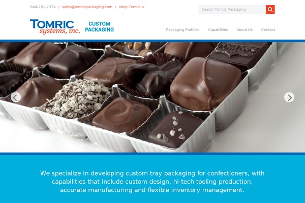 tomricpackaging.com site used Tomric