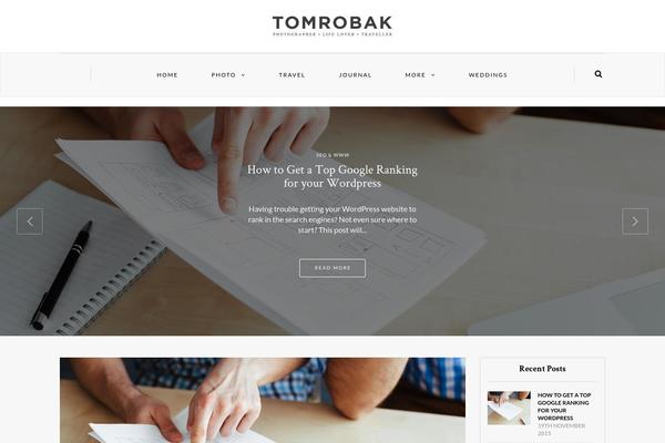 Himmelen theme site design template sample