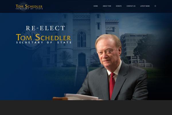Politics theme site design template sample