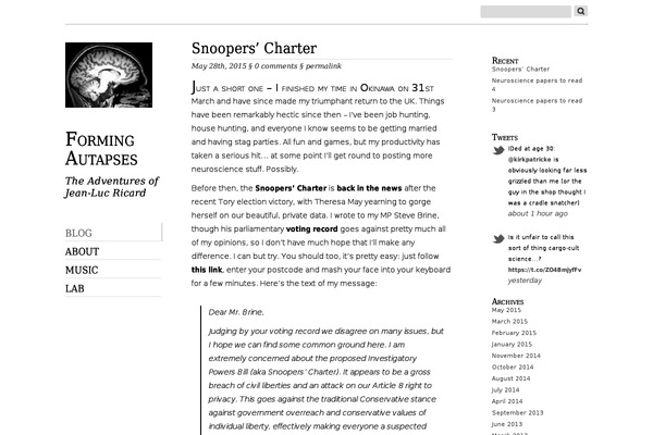 Oulipo theme site design template sample