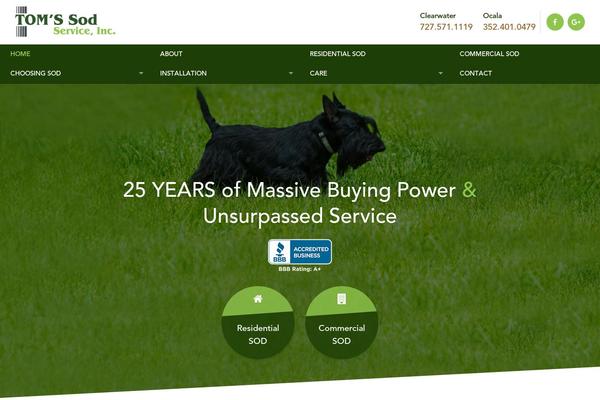tomsod.com site used Wp-tom-sod