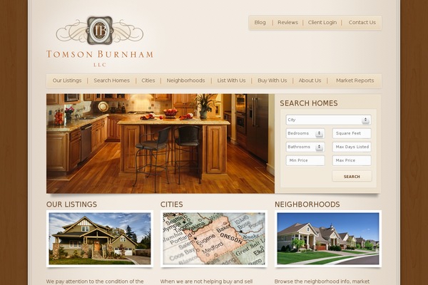 Tb theme site design template sample