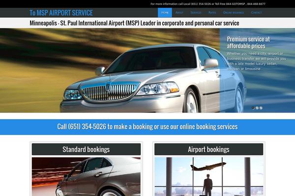 Taxi theme site design template sample