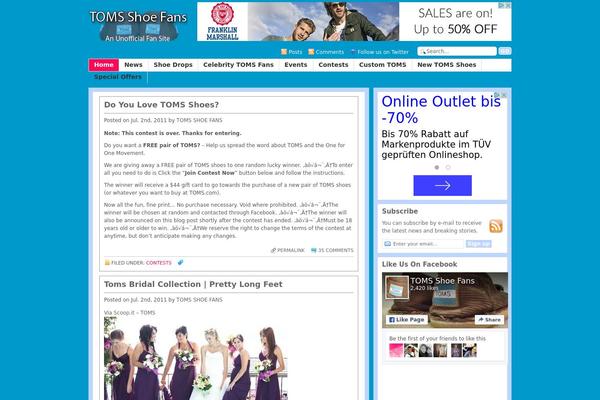 Fashionpress theme site design template sample