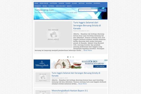 Okesense5.0 theme site design template sample
