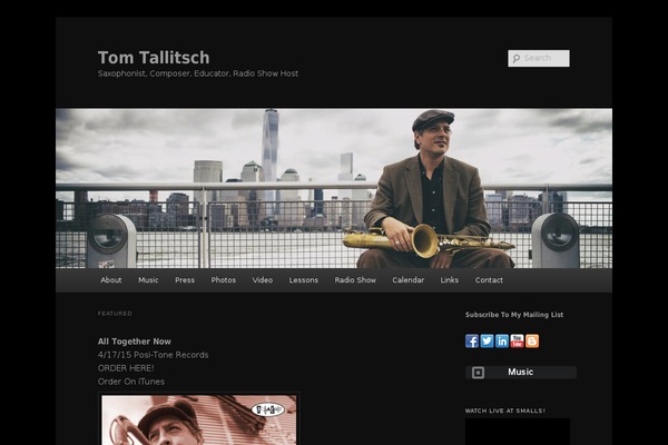 Twenty Eleven theme site design template sample
