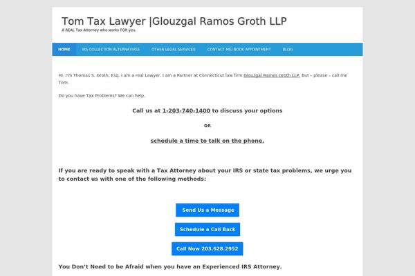 The WP theme site design template sample