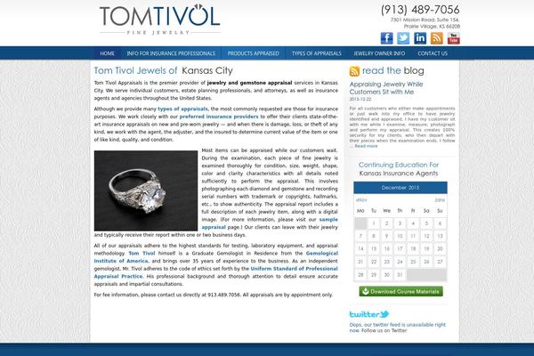 Tom theme site design template sample