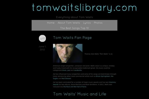 Ice Cap theme site design template sample