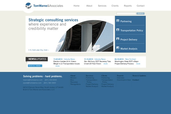 tomwarne.com site used Twa