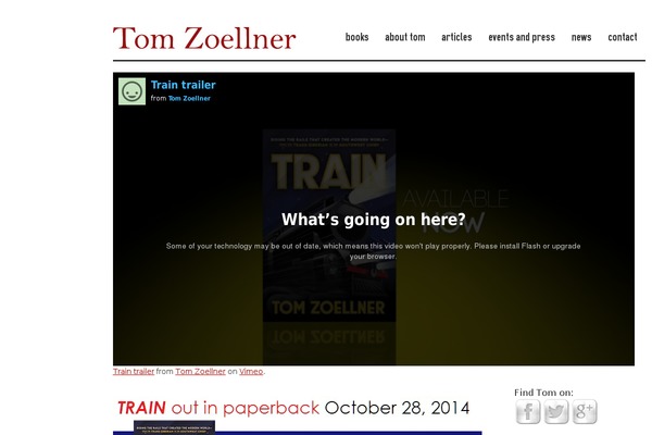 Site using Crafty Social Buttons plugin
