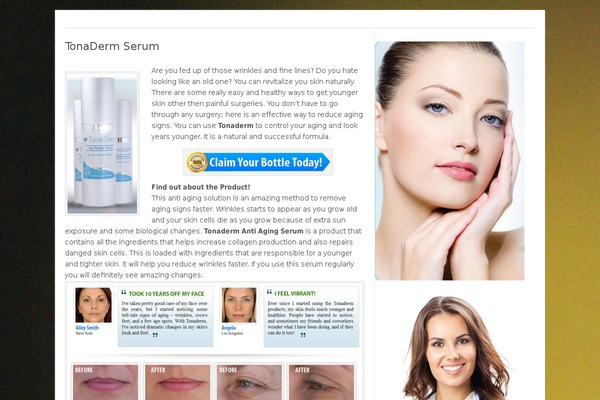 Leaf theme site design template sample