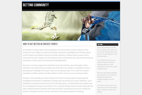 SPORTY theme site design template sample
