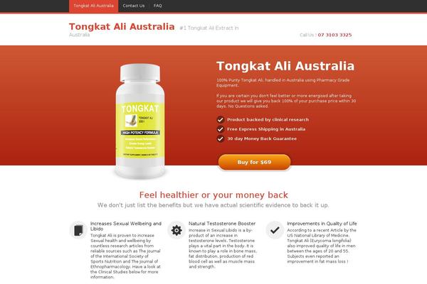 JustLanded theme site design template sample