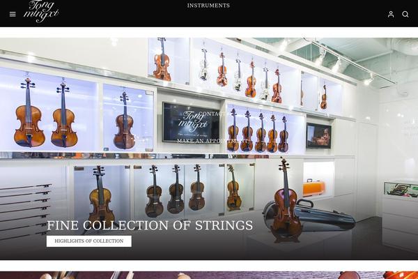 Goya theme site design template sample